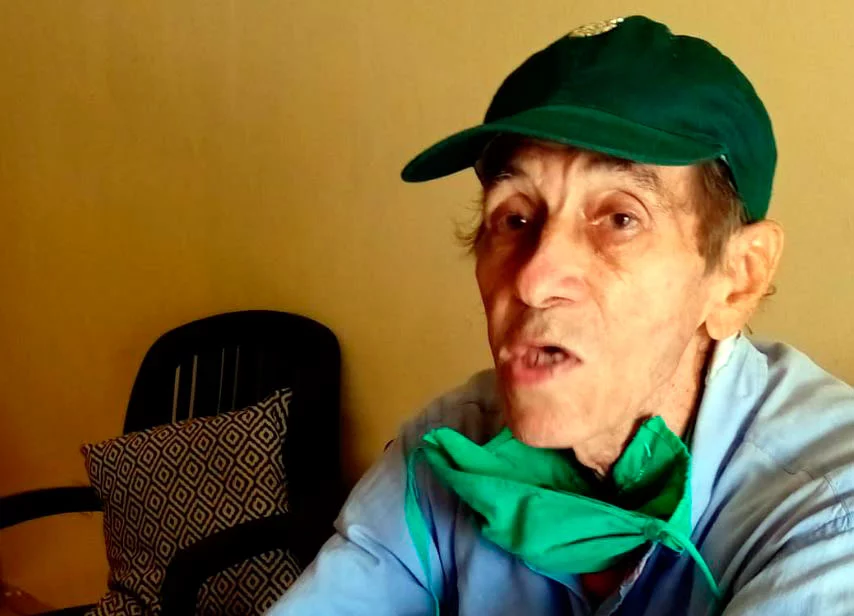 Francisco,anciano en Cuba.